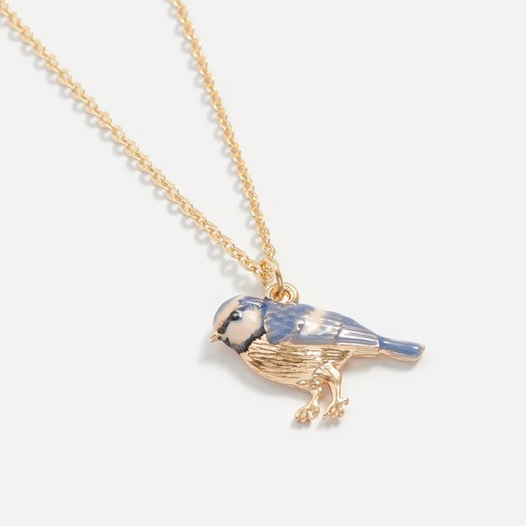 Fable England Jewelry - ✨ Enamel Blue Bird Long Necklace